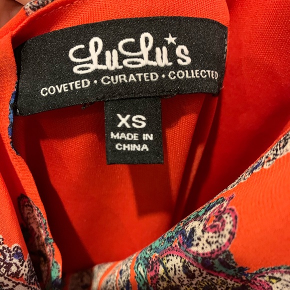 Lulu’s XS Coral Dress - Picture 4 of 4